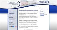 Desktop Screenshot of christysbookkeeping.com